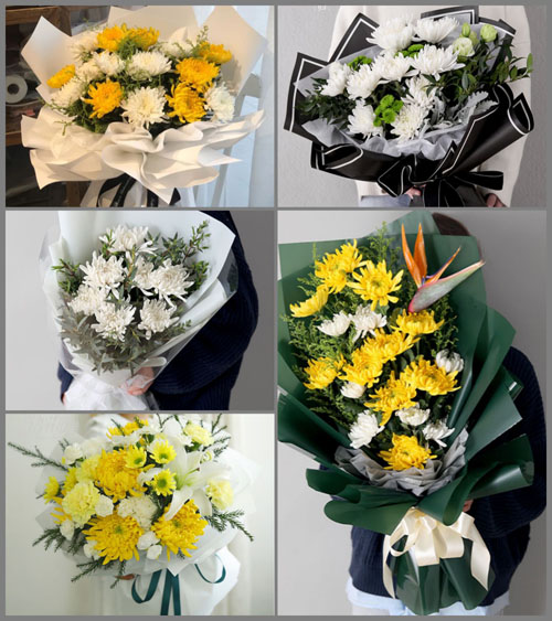 山西运城盐湖区姚孟街道白事花束代送
